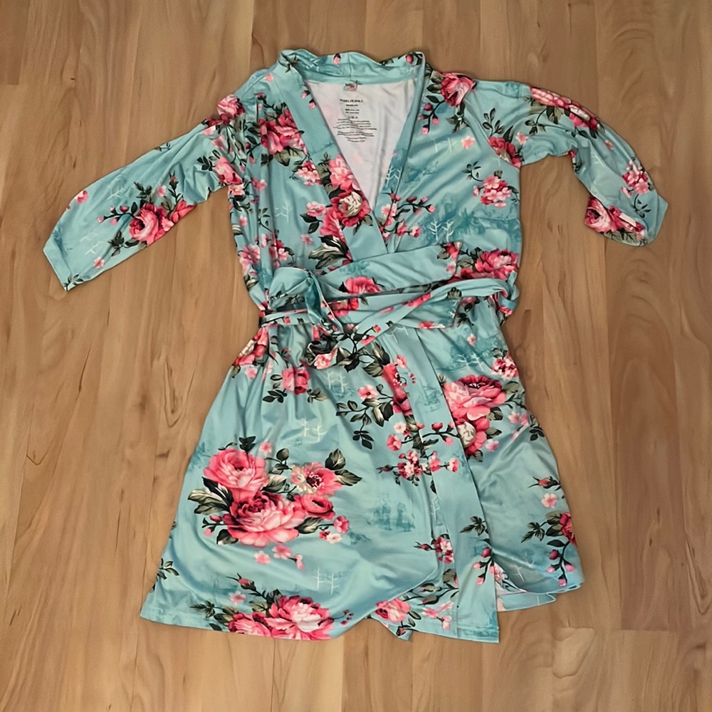 Floral robe
